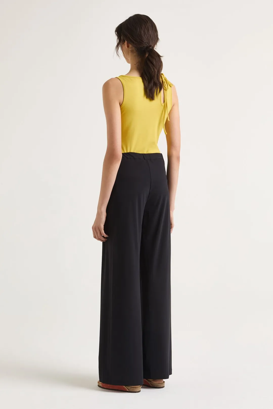 Best Maliparmi PANTALÓN SOFT JERSEY Negro