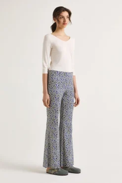 Clearance Maliparmi PANTALÓN SUMMER CORAL Azul