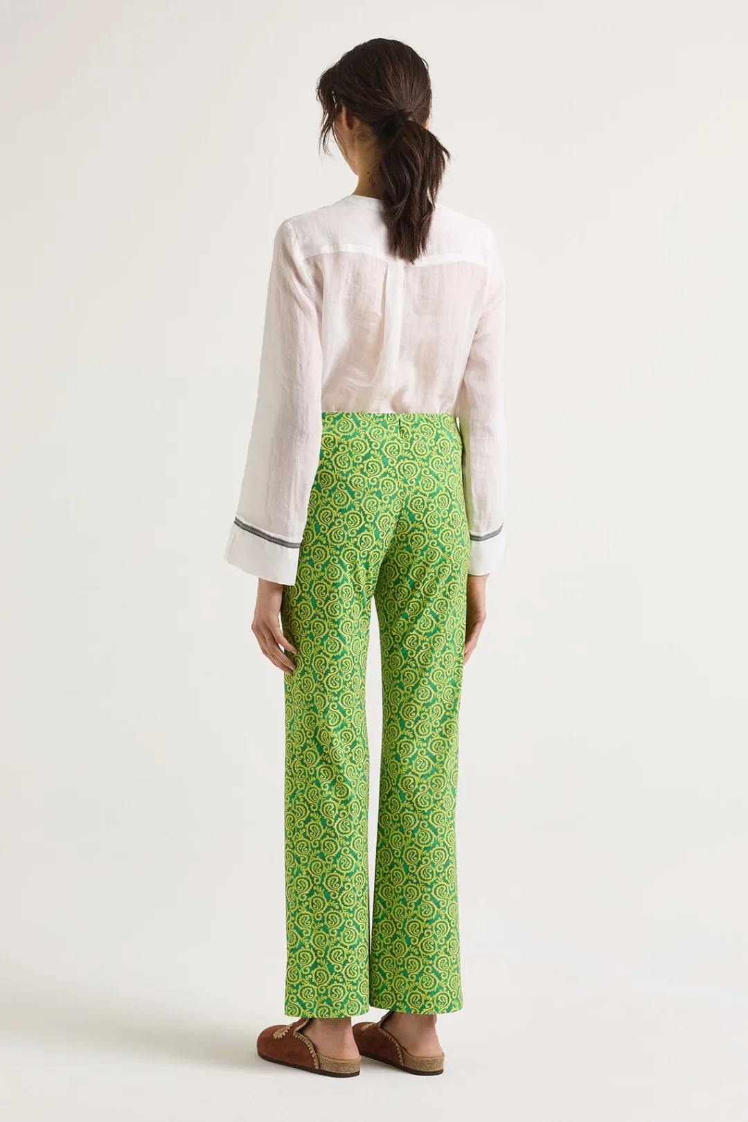 Hot Maliparmi PANTALÓN SUMMER CORAL Verde