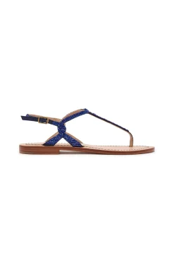 Clearance Maliparmi SANDALIAS CUTS & BEADS Azul marino