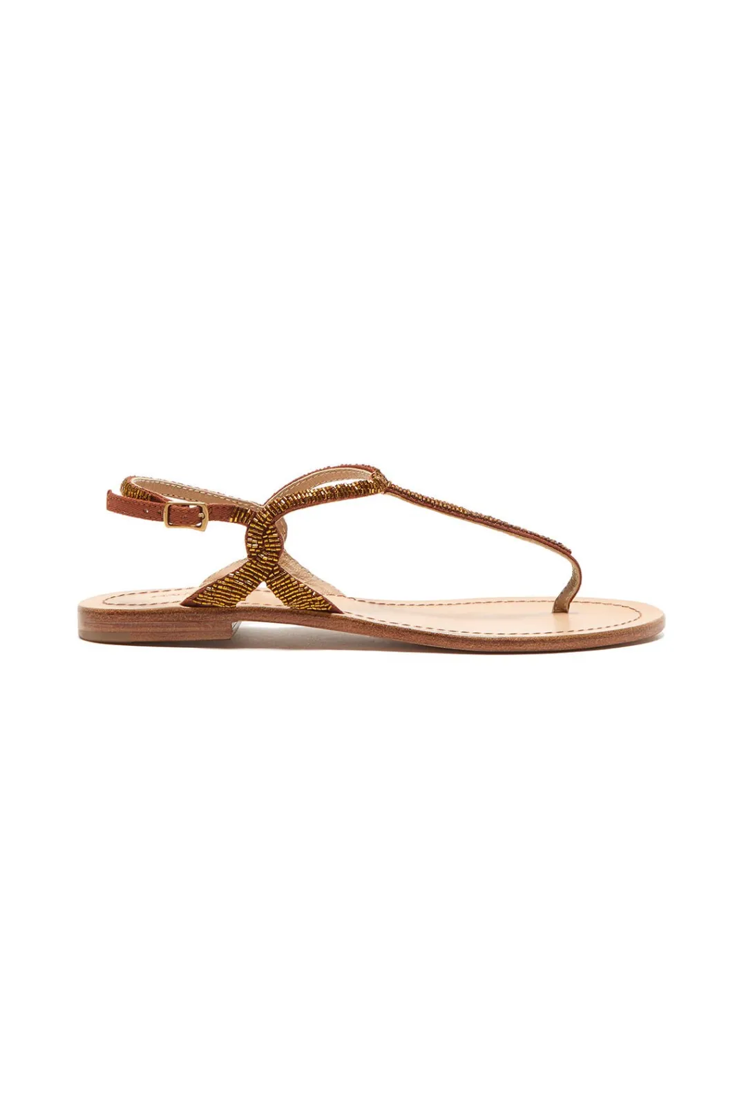 Hot Maliparmi SANDALIAS CUTS & BEADS Oro