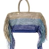 Best Maliparmi SHOPPING HUES & FRINGE RAFFIA Azul
