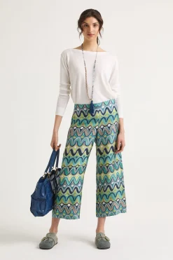 Fashion Maliparmi SUÉTER SMOOTH SPRING Blanco