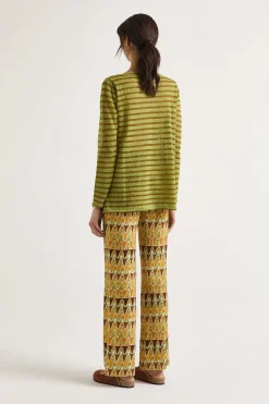 Discount Maliparmi SUÉTER SUMMER LINEN Verde