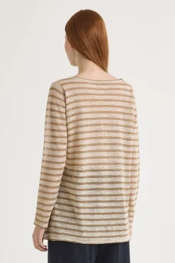 Clearance Maliparmi SUÉTER SUMMER LINEN Natural