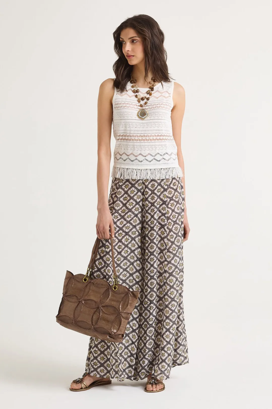 Sale Maliparmi TOP CONFORT LACE Blanco