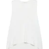 Hot Maliparmi TOP FLUID CREPE Blanco