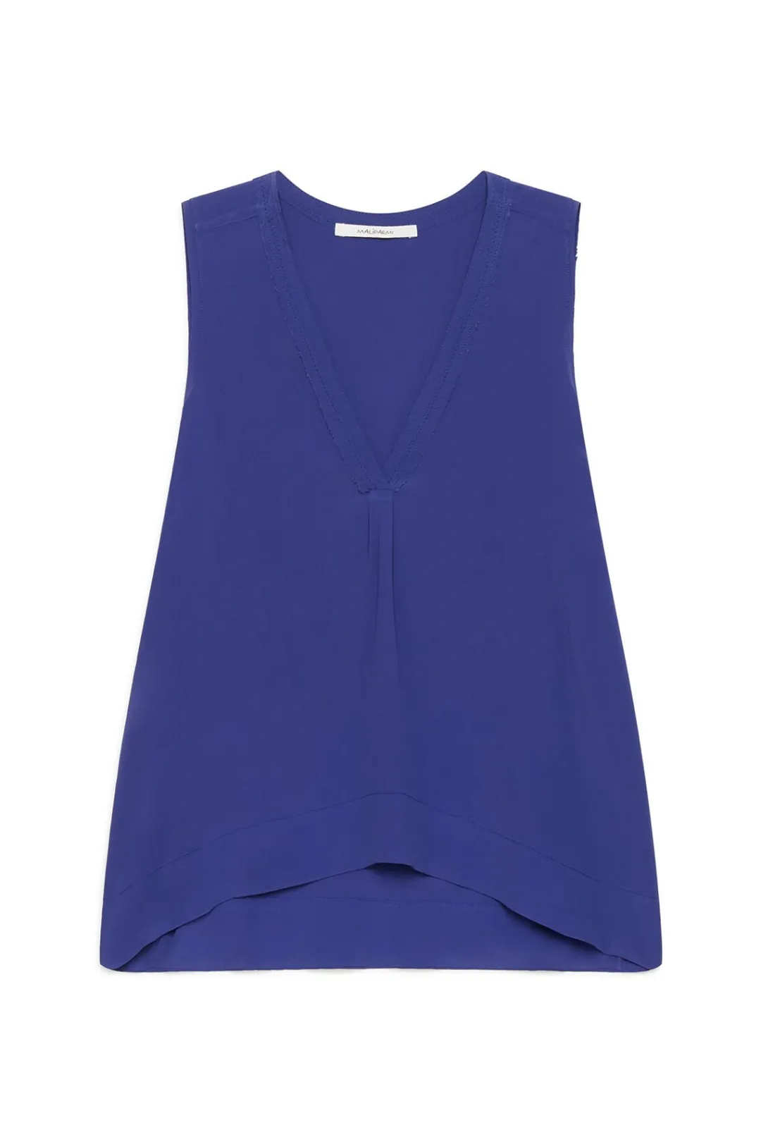 Best Maliparmi TOP FLUID CREPE Azul ultramar