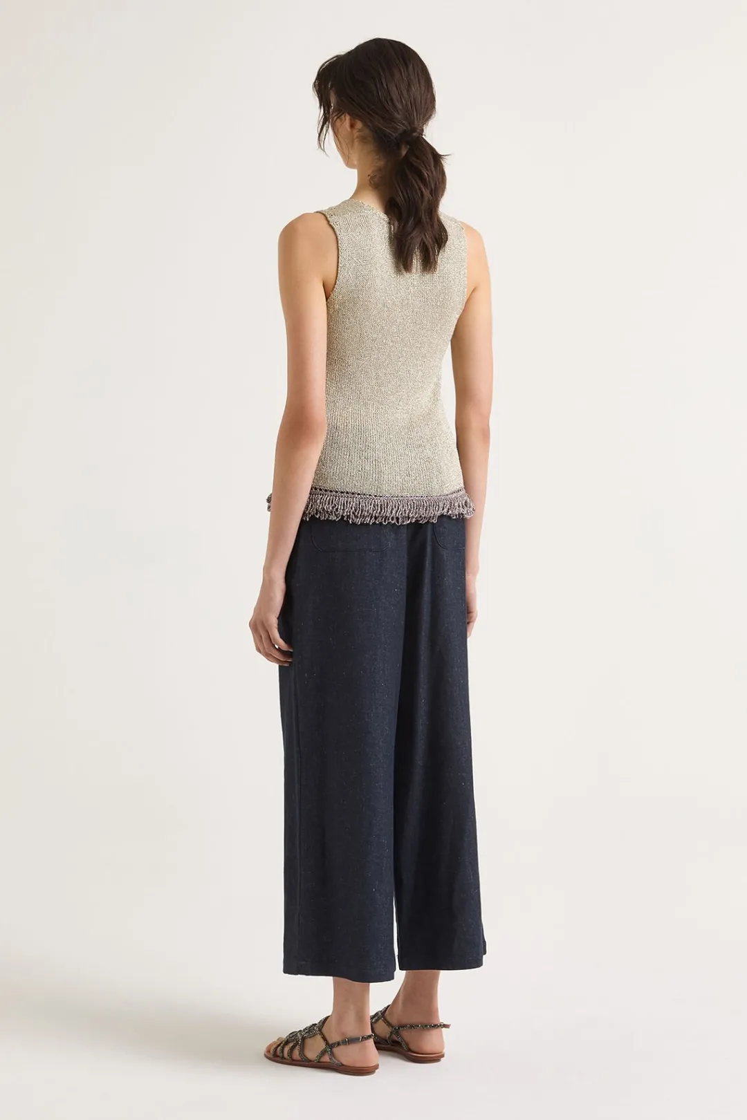 Hot Maliparmi TOP METALLIC Oro