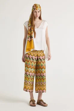 Best Maliparmi TOP SILK SATIN Blanco