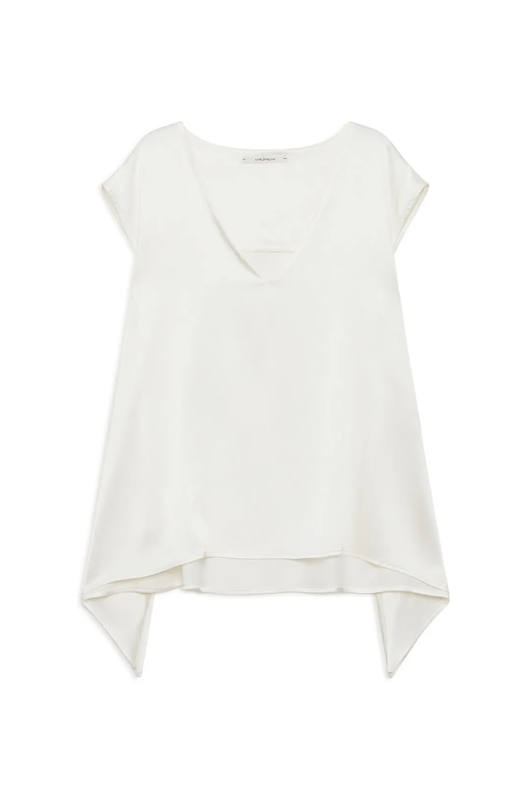 Best Maliparmi TOP SILK SATIN Blanco