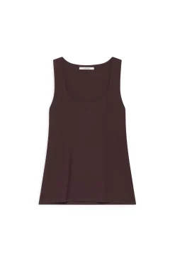 Best Maliparmi TOP SOFT JERSEY Marrón oscuro