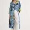 New Maliparmi VESTIDO ARABESQUE PRINT Azul