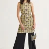 New Maliparmi VESTIDO CALEIDO FLOWER Gris
