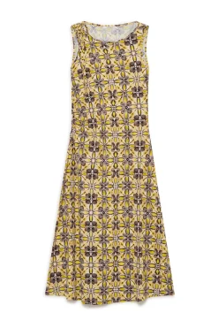 Online Maliparmi VESTIDO CALEIDO FLOWER Gris