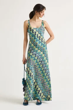 New Maliparmi VESTIDO COLLECTION PRINT Menta
