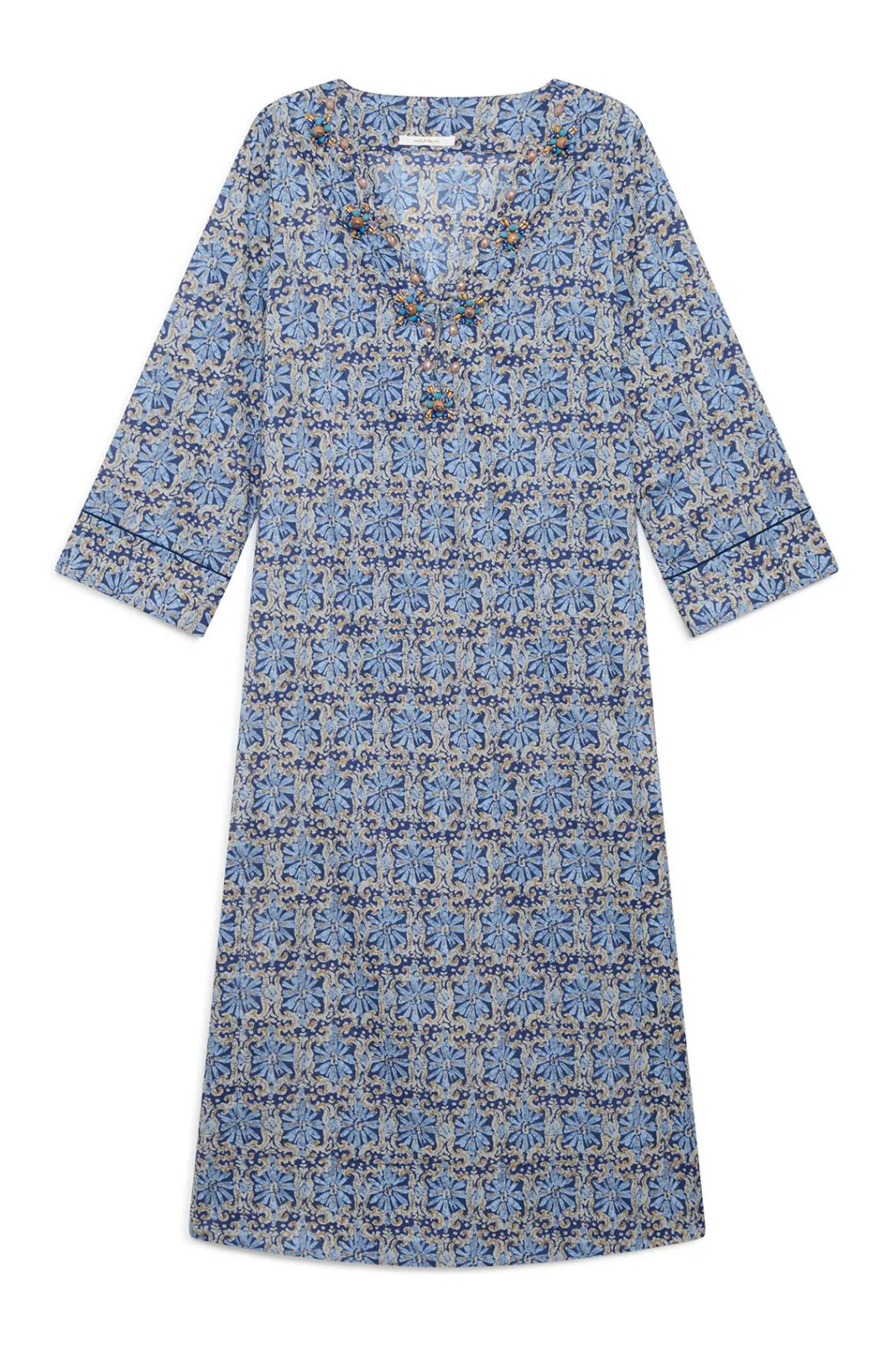 New Maliparmi VESTIDO FLOWER BATIK Azul