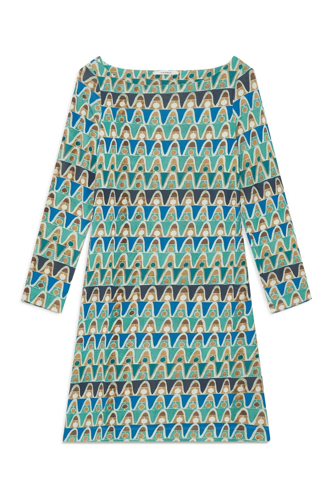 Discount Maliparmi VESTIDO GEOMETRIC MIMOSA Azul