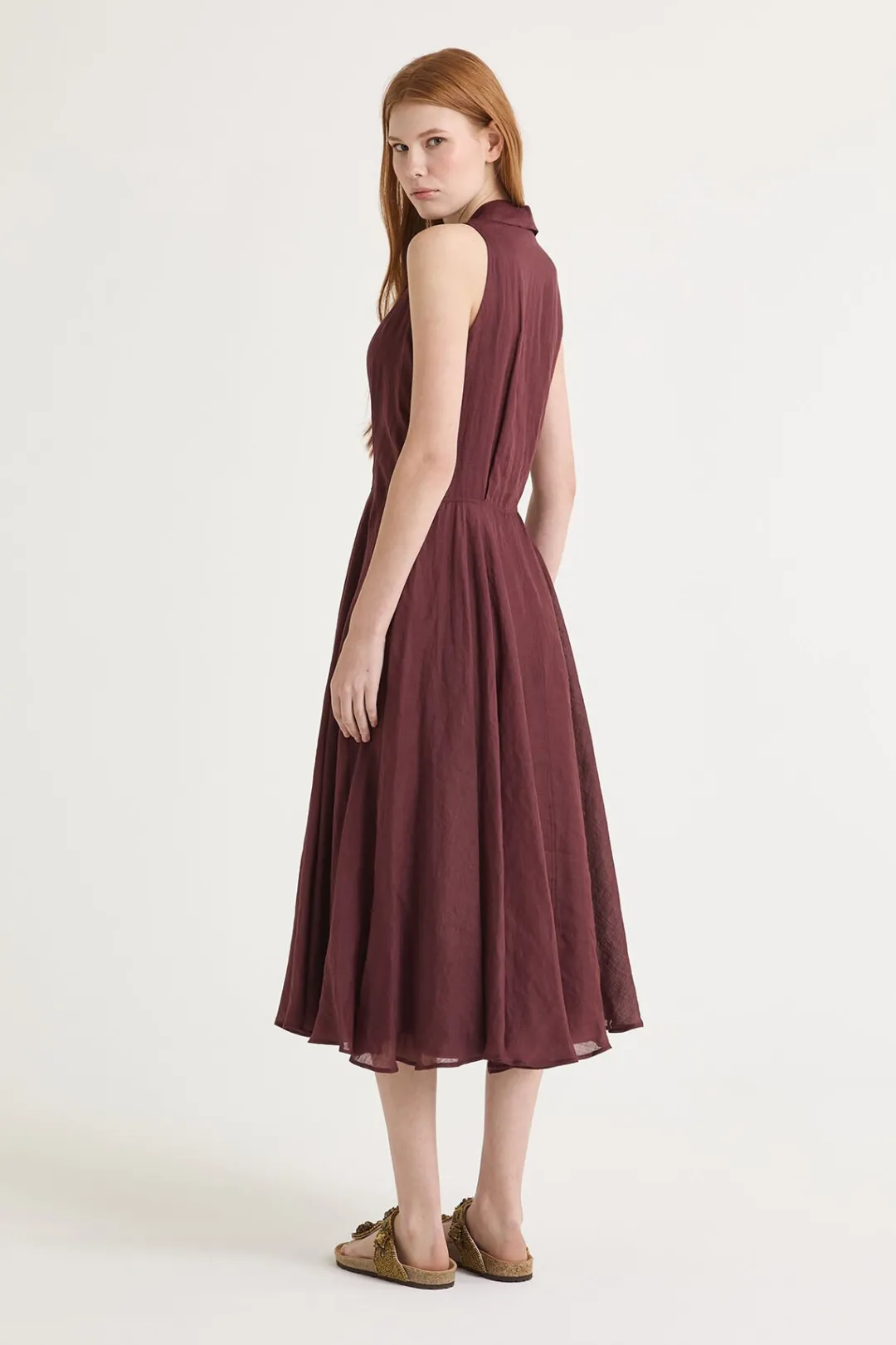 Clearance Maliparmi VESTIDO LIGHT RAMIÉ Burdeos