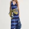 Sale Maliparmi VESTIDO LUREX PRINT Azul claro