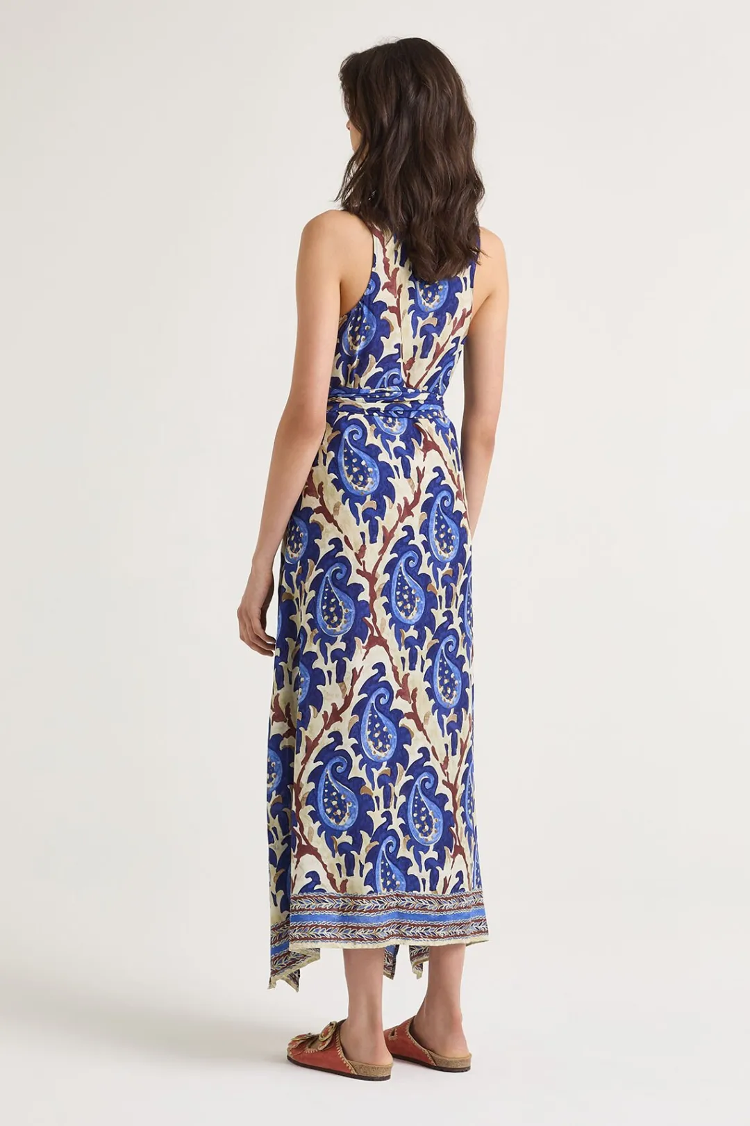 Hot Maliparmi VESTIDO MIRTLE PAISLEY Azul