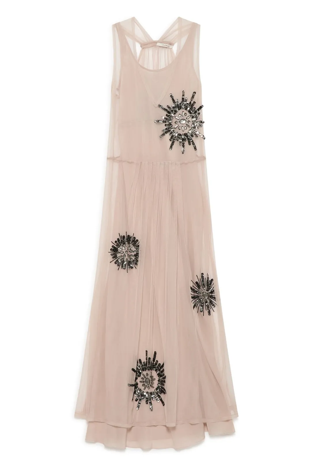 Fashion Maliparmi VESTIDO PRECIOUS FLOWERS Tapioca